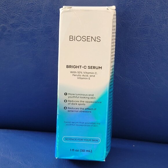 Biosens Bright-C Serum w 10% Vitamin C Ferulic Acid & Vitamin E 1 fl. oz. Bottle - Picture 6 of 11